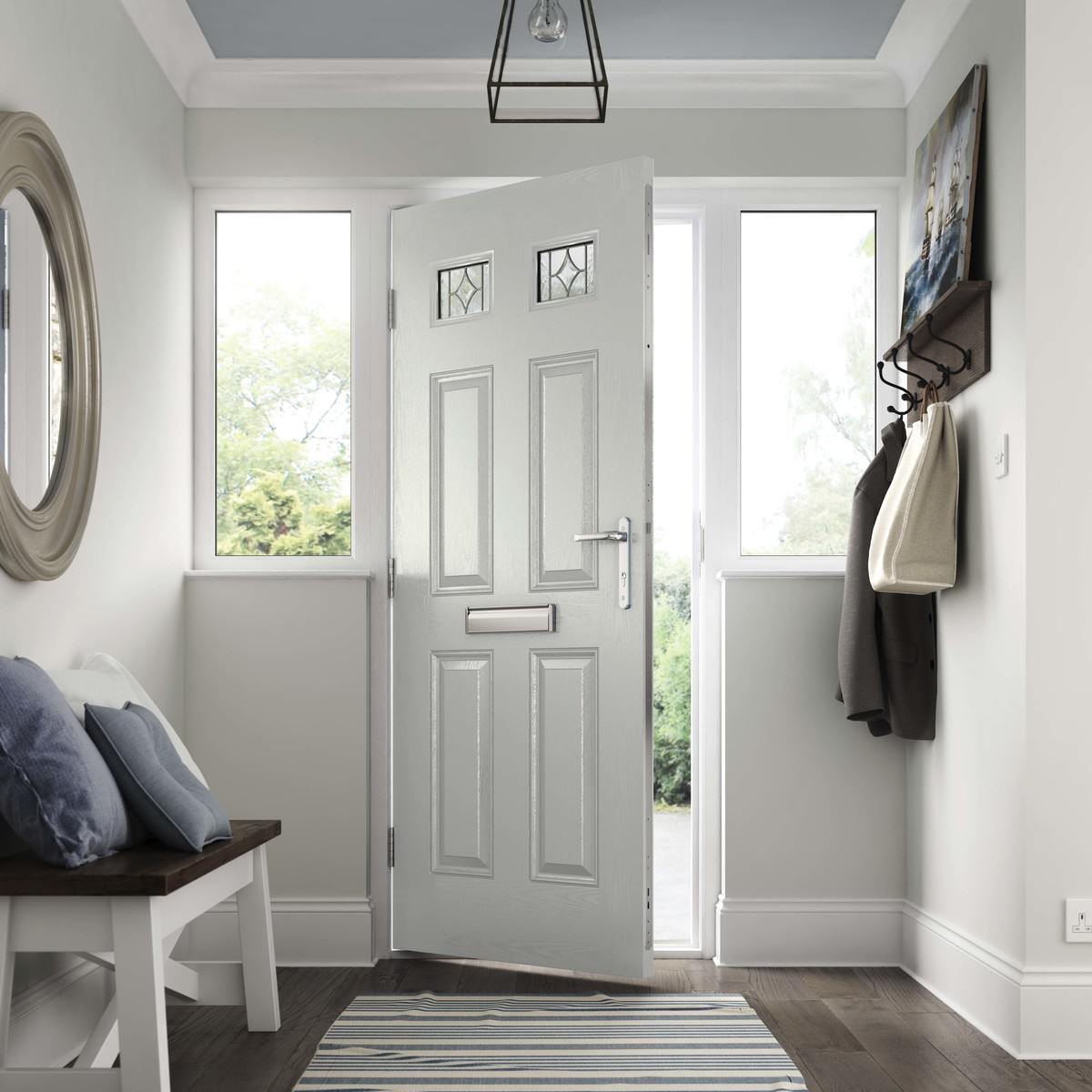 White Rockdoor Composite Door