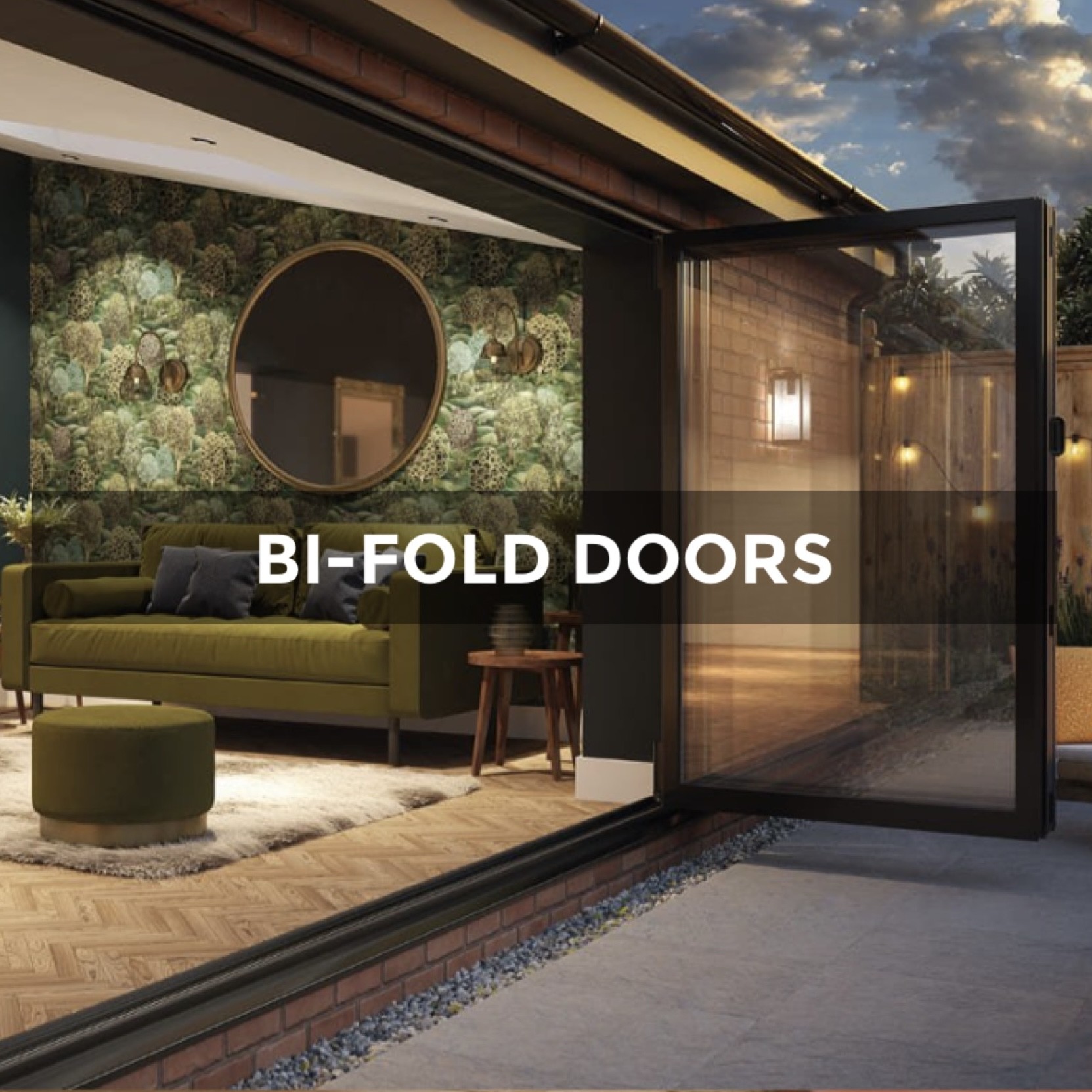 Bi Fold Doors open from living space